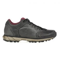 Hanwag TSOMA LOW LADY Frauen - Hikingschuhe Asphalt/dark Garnet