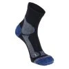 Hanwag HIKE-MERINO SOCKE Unisex - Wandersocken Black/royal Blue